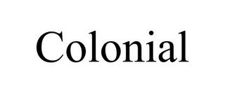 COLONIAL trademark