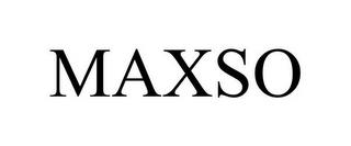 MAXSO trademark