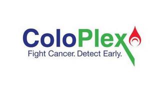 COLOPLEX FIGHT CANCER. DETECT EARLY. trademark