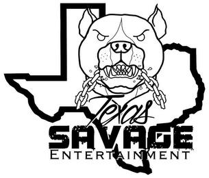 TEXAS SAVAGE ENTERTAINMENT trademark