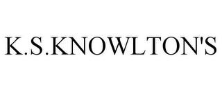 K.S.KNOWLTON'S trademark