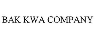 BAK KWA COMPANY trademark