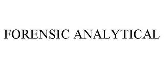 FORENSIC ANALYTICAL trademark