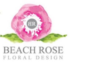 BR BEACH ROSE FLORAL DESIGN trademark