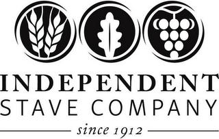 INDEPENDENT STAVE COMPANY SINCE 1912 trademark