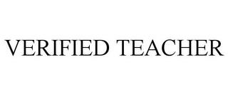 VERIFIED TEACHER trademark