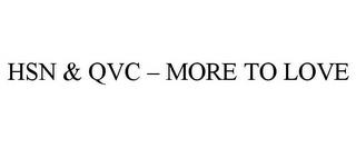 HSN & QVC - MORE TO LOVE trademark