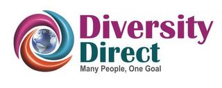 DIVERSITY DIRECT MANY PEOPLE, ONE GOAL trademark