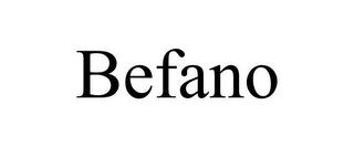 BEFANO trademark