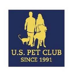 U.S. PET CLUB SINCE 1991 trademark