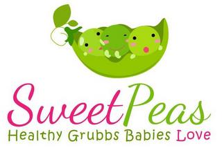 SWEETPEAS HEALTHY GRUBBS BABIES LOVE trademark