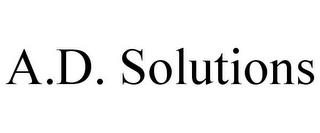 A.D. SOLUTIONS trademark