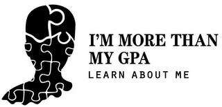 I'M MORE THAN MY GPA LEARN ABOUT ME trademark