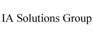 IA SOLUTIONS GROUP trademark