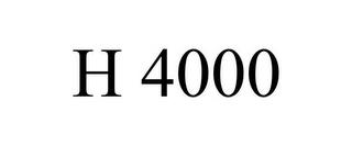 H 4000 trademark