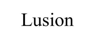 LUSION trademark