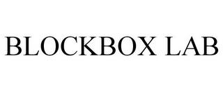 BLOCKBOX LAB trademark