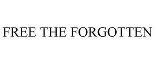 FREE THE FORGOTTEN trademark