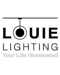 LOUIE LIGHTING YOUR LIFE ILLUMINATED trademark