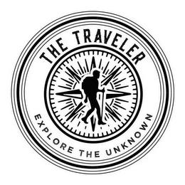 THE TRAVELER EXPLORE THE UNKNOWN trademark