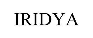 IRIDYA trademark