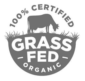 100% CERTIFIED GRASS FED ORGANIC trademark