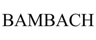 BAMBACH trademark