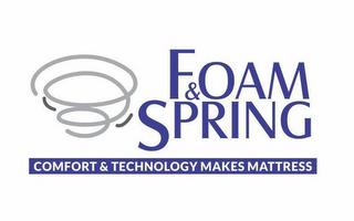 FOAM & SPRING: COMFORT & TECHNOLOGY MAKES MATTRESS trademark