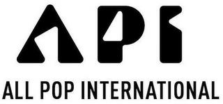 API ALL POP INTERNATIONAL trademark