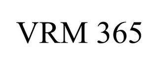 VRM 365 trademark