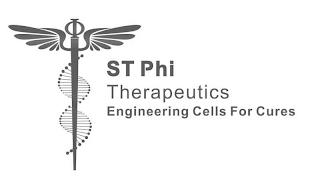 ST PHI THERAPEUTICS ENGINEERING CELLS FOR CURES trademark