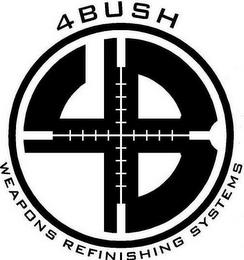 4BUSH 4 B WEAPONS REFINISHING SYSTEMS trademark