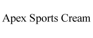 APEX SPORTS CREAM trademark