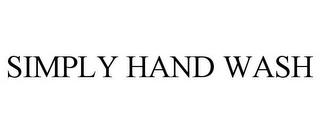 SIMPLY HAND WASH trademark