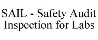 SAIL - SAFETY AUDIT INSPECTION FOR LABS trademark