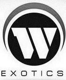 W EXOTICS trademark