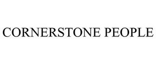 CORNERSTONE PEOPLE trademark