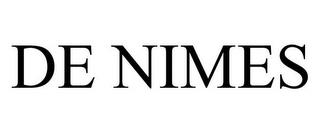 DE NIMES trademark