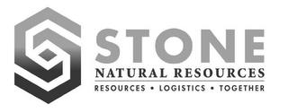 S STONE NATURAL RESOURCES RESOURCES · LOGISTICS · TOGETHER trademark