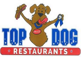 TOP PRIZE DOG RESTAURANTS trademark