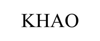 KHAO trademark