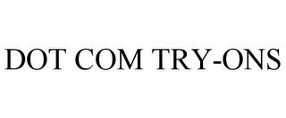 DOT COM TRY-ONS trademark