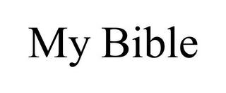 MY BIBLE trademark