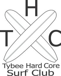 THC TYBEE HARD CORE SURF CLUB trademark