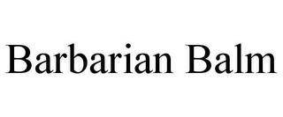 BARBARIAN BALM trademark