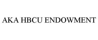 AKA HBCU ENDOWMENT trademark