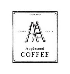 APPLESEED COFFEE SINCE 1998 LABOR FRUIT trademark