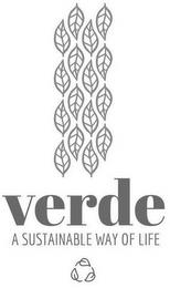 VERDE A SUSTAINABLE WAY OF LIFE trademark