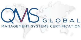 QMS GLOBAL MANAGEMENT SYSTEMS CERTIFICATION trademark