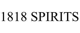 1818 SPIRITS trademark